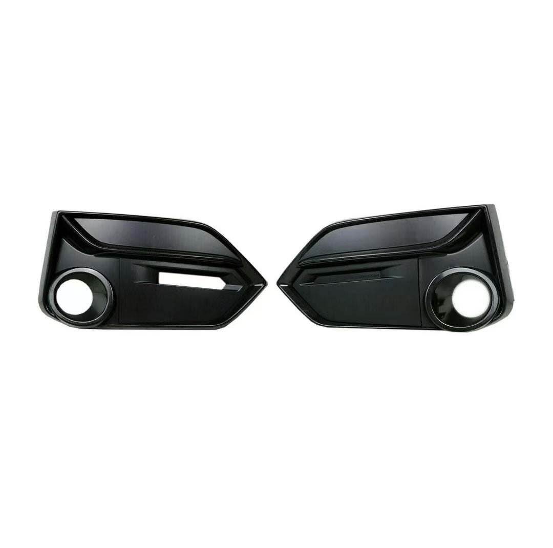 Fit for 17-21 Civic Type R Hatchback 4DR FK8 Front Fog Garnish Bezel Cover Matte Black(Ready to paint)