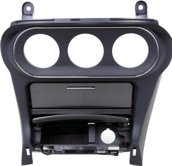 Fit for 08-15 Lancer EVO X CZ4A MR/GSR A/C Dash Bezel Assy Carbon Fiber Look