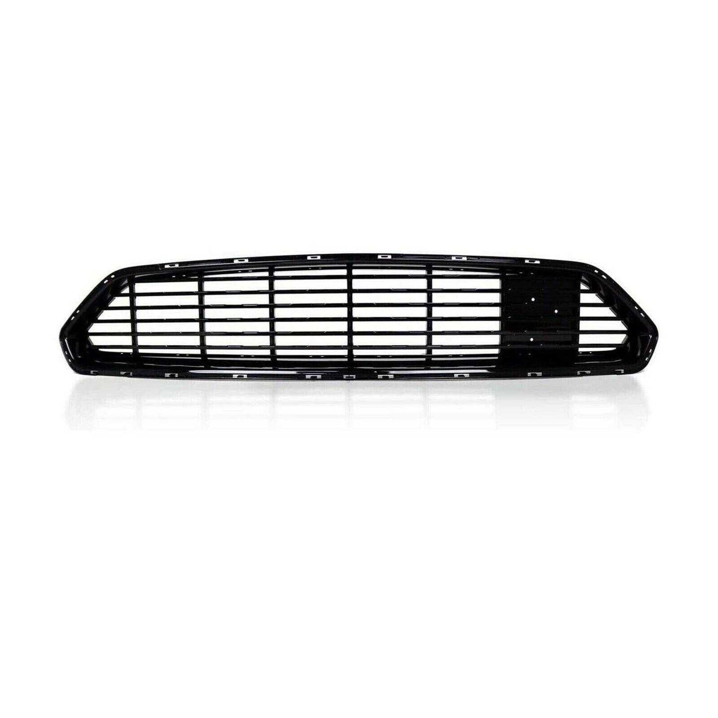 Fit for 18-20 Mustang Car Front Bumper Grille Grill Fascia Billet Gloss Black