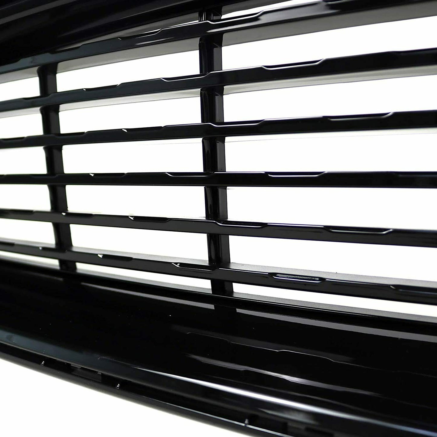 Fit for 18-20 Mustang Car Front Bumper Grille Grill Fascia Billet Gloss Black