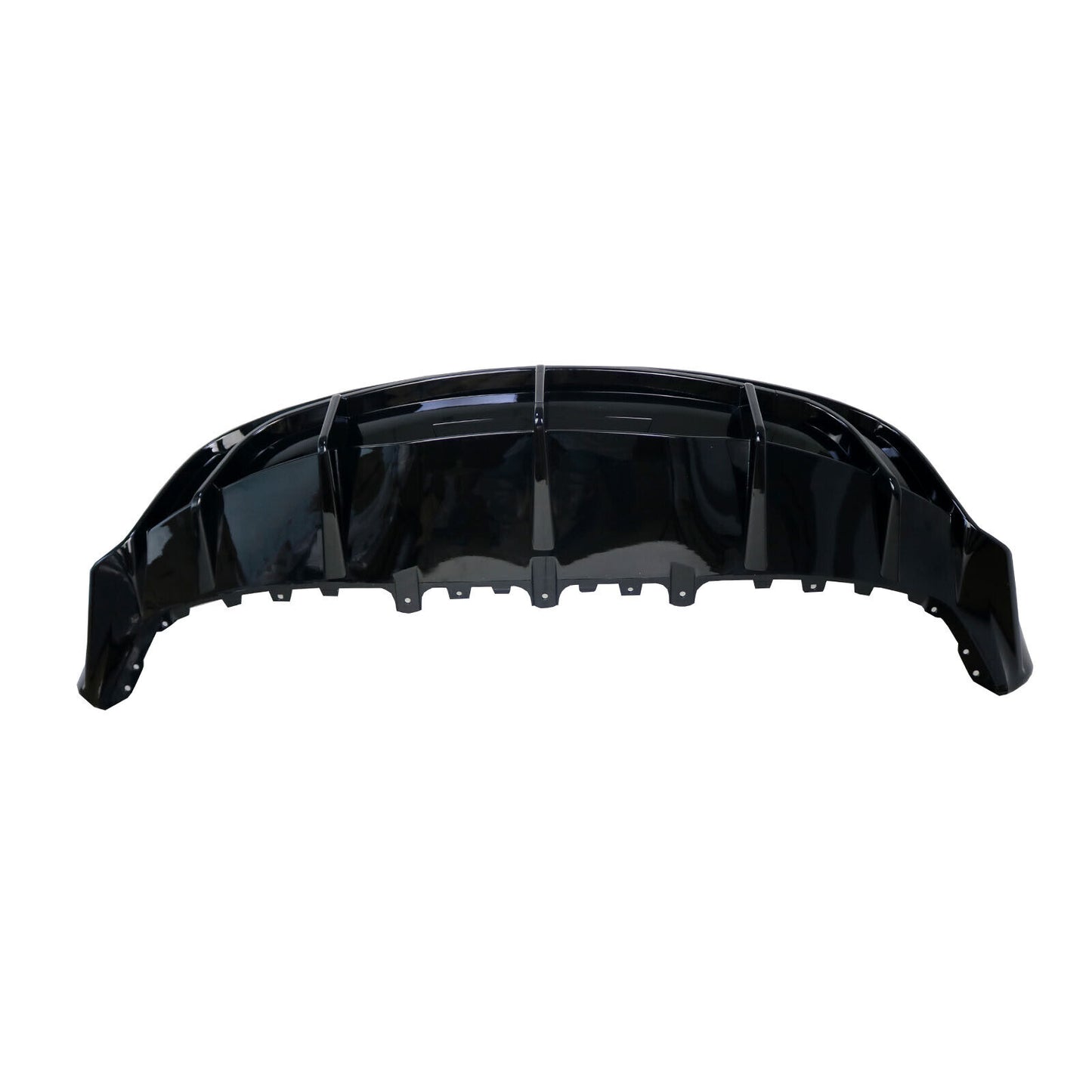 Fit for 20-22 Model Y Electric,SUV Rear Deep Fin Diffuser Gloss Blacked-Out Tow Hitch Opening