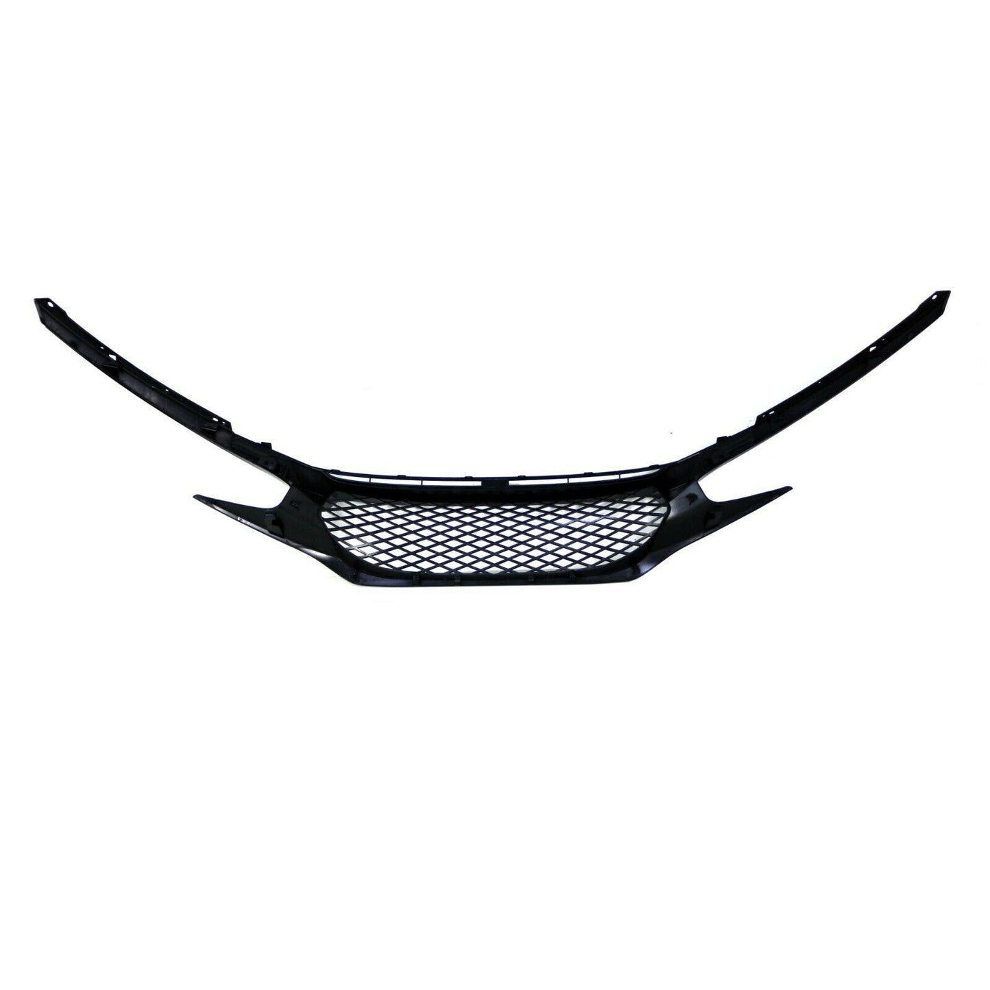 Fit for 16-18 Civic X FC1/2/3/4 FK7 Sedan/Coupe/Hatch TR-S V1 Badgeless Grille