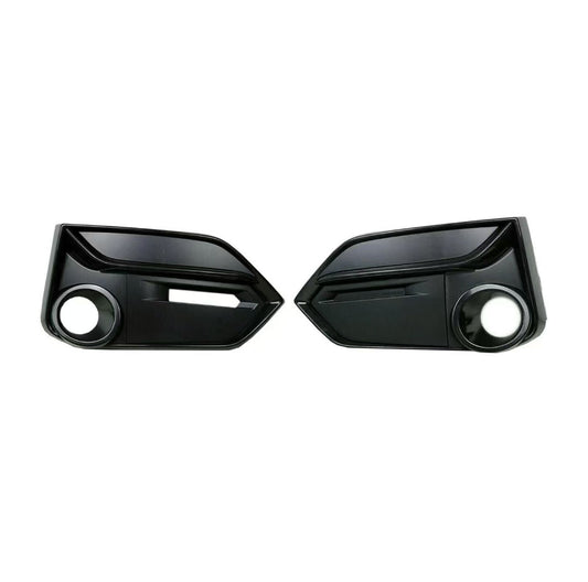 Fit for 17-21 Civic Type R Hatchback 4DR FK8 Front Fog Garnish Bezel Cover Matte Black(Ready to paint)