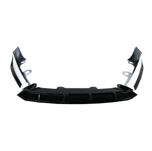 Fit for 18-20 Accord X CV1 CV2 Sport&Touring 4D Front Chin Spoiler Corner Splitter Gloss Blackout/White