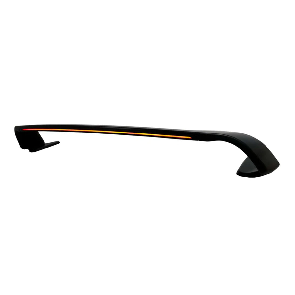 Fit for 08-17 Lancer EVO X CZ4A Rear Trunk Wing Spoiler Matte Black[Red LED Brake!]