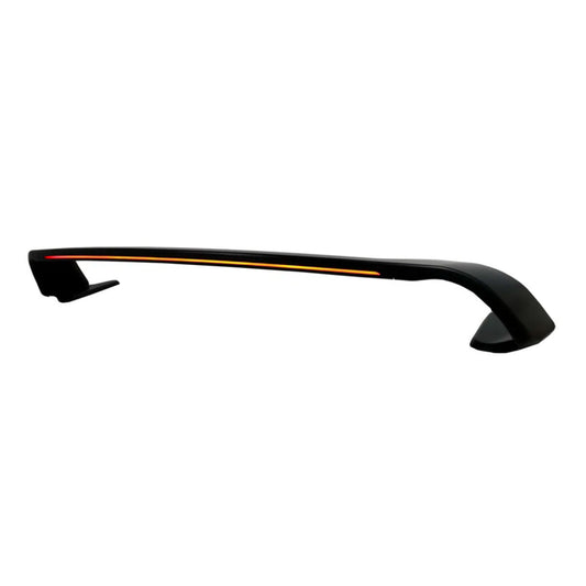 Fit for 08-17 Lancer EVO X CZ4A Rear Trunk Wing Spoiler Matte Black[Red LED Brake!]