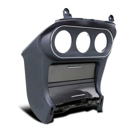 Fit for 08-15 Lancer EVO X CZ4A MR/GSR A/C Dash Bezel Assy Carbon Fiber Look