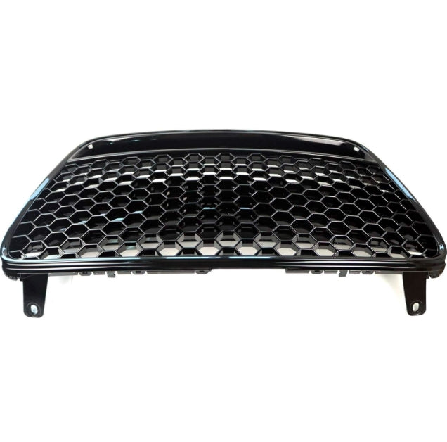 Fit for 2007-2012 R8 Gen1,MK1, V8 V10 Car Grill Grille Insert w/Lower Small Hex Gloss Blacked-out Euro Hex Style