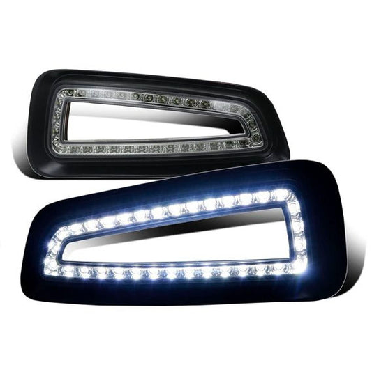 Fit for 09-14 Raptor SVT F-150 LED Daytime Running Lights 'Ring" w/Matte Black Open Vent
