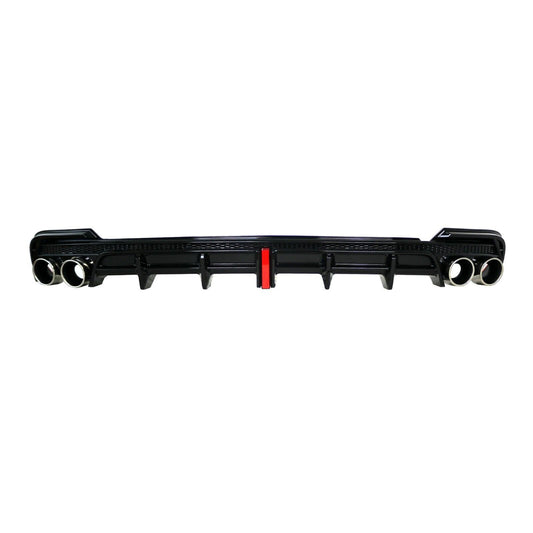 Fit for 18-22 Accord X Sedan Rear LED Brake Diffuser Kits Gloss Black AKASAKA V2