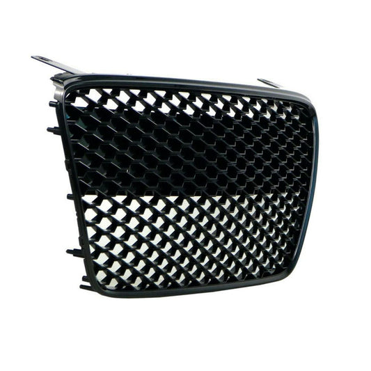 Fit for 07-12 R8 GT 42 Gen1 Car Kühlergrill Main Upper Grille Insert High-gloss Blacked Out Euro Hex Style