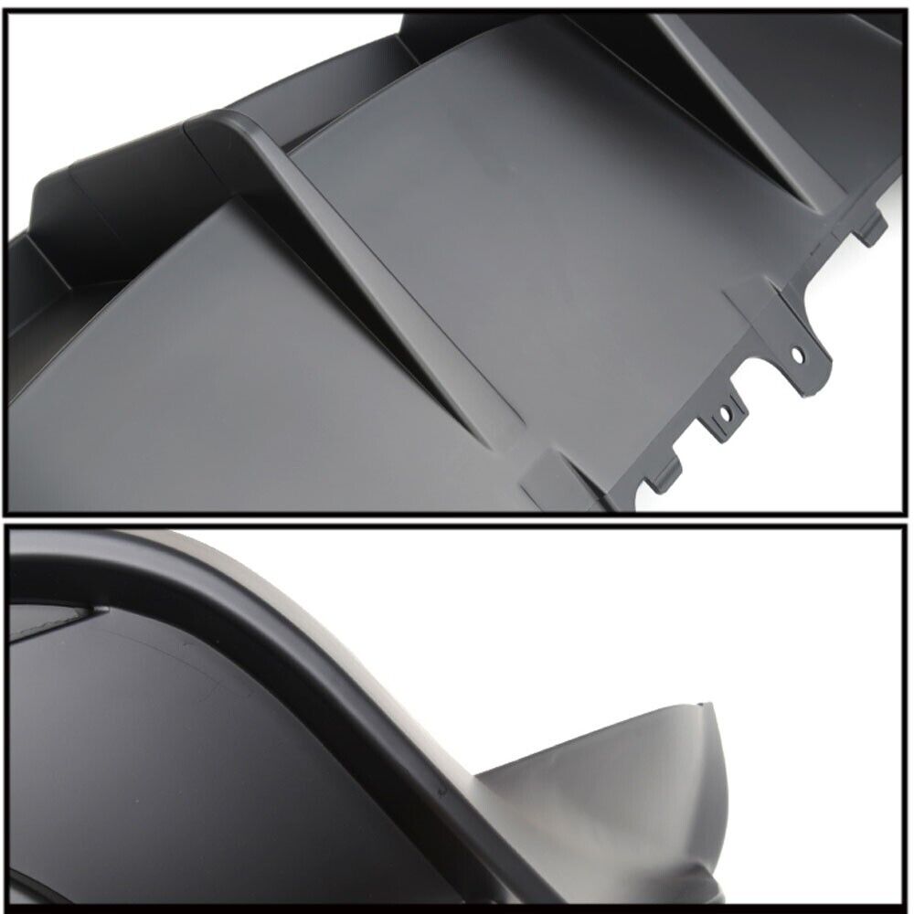 Fit for 20-22 Model Y Electric,SUV Rear Deep Fin Diffuser Flat Matte Black Tow Hitch Opening