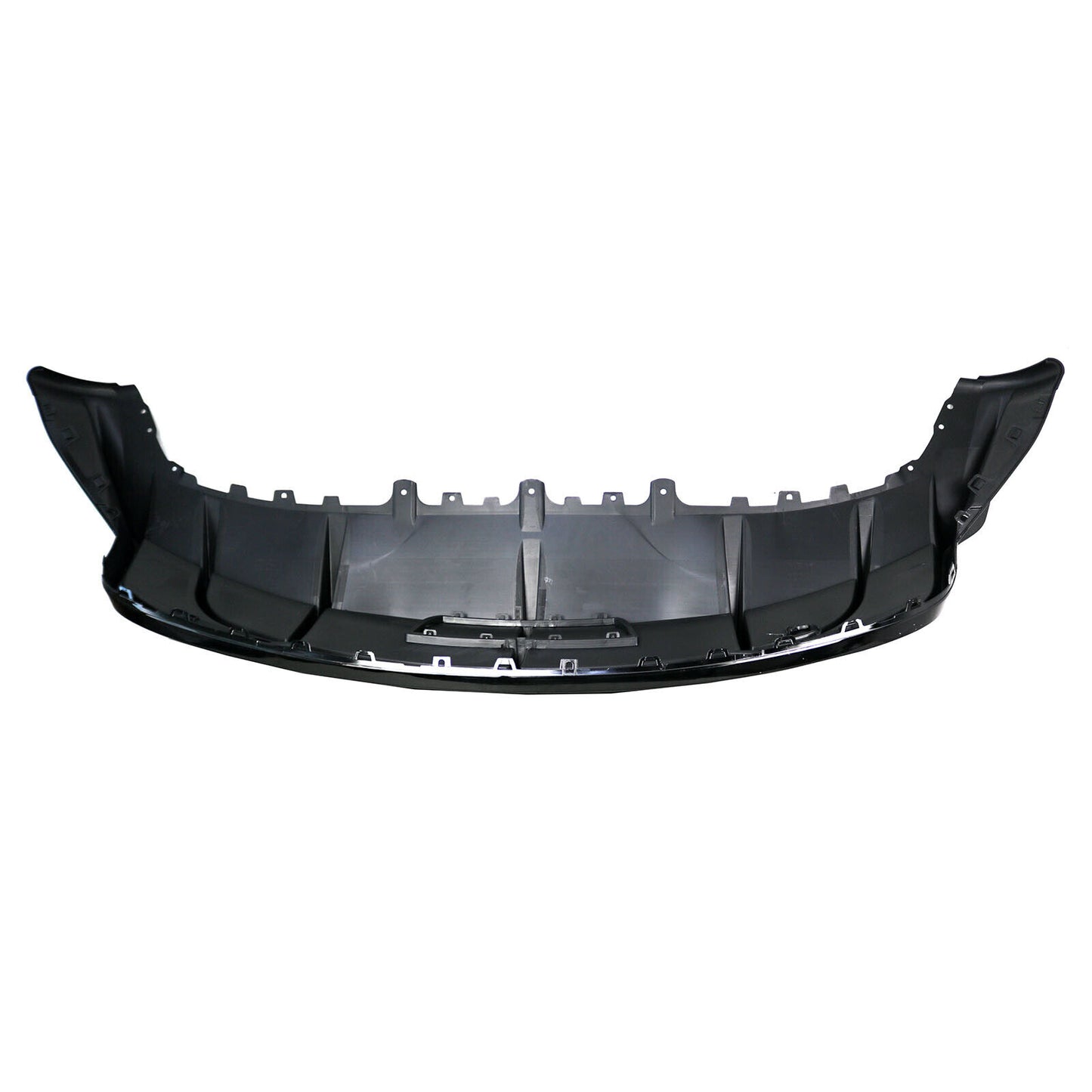 Compatible con el modelo Y eléctrico 2020-22, difusor trasero de aleta profunda, abertura de enganche de remolque negra brillante.